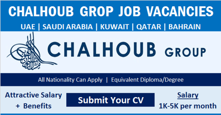 Latest CHALHOUB Group Careers 2021 | UAE-Saudi Arabia