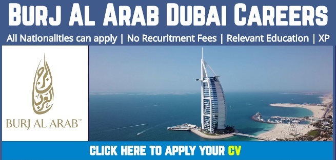 Burj Al Arab Careers February 2022-Latest Jobs in Dubai, UAE 2022