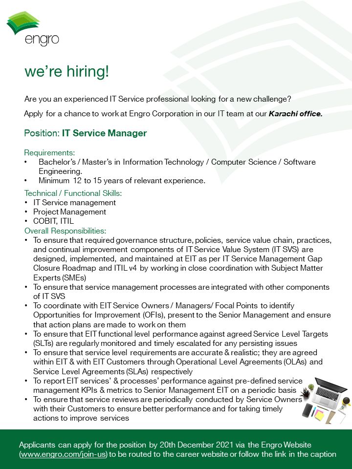 Engro Corporation Limited jobs