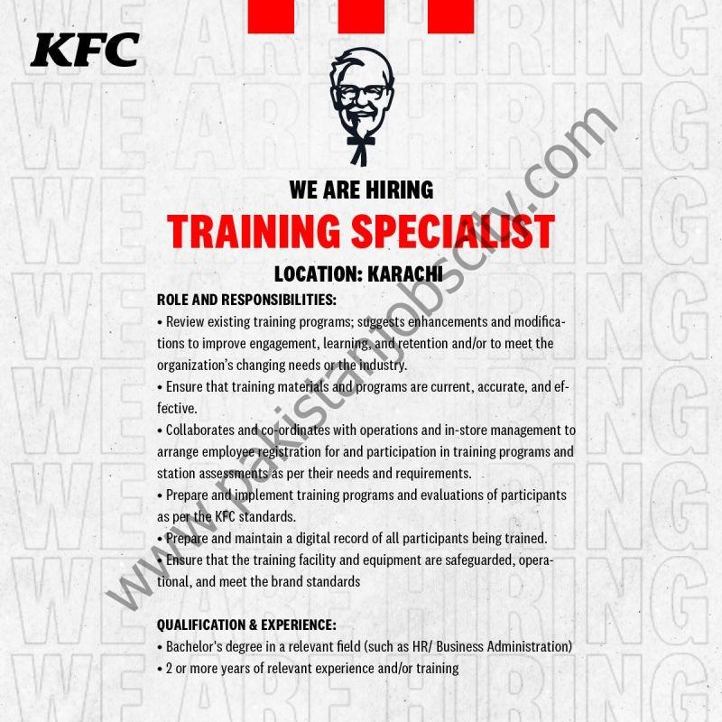 KFC Pakistan Jobs 2 Sep 2023 1