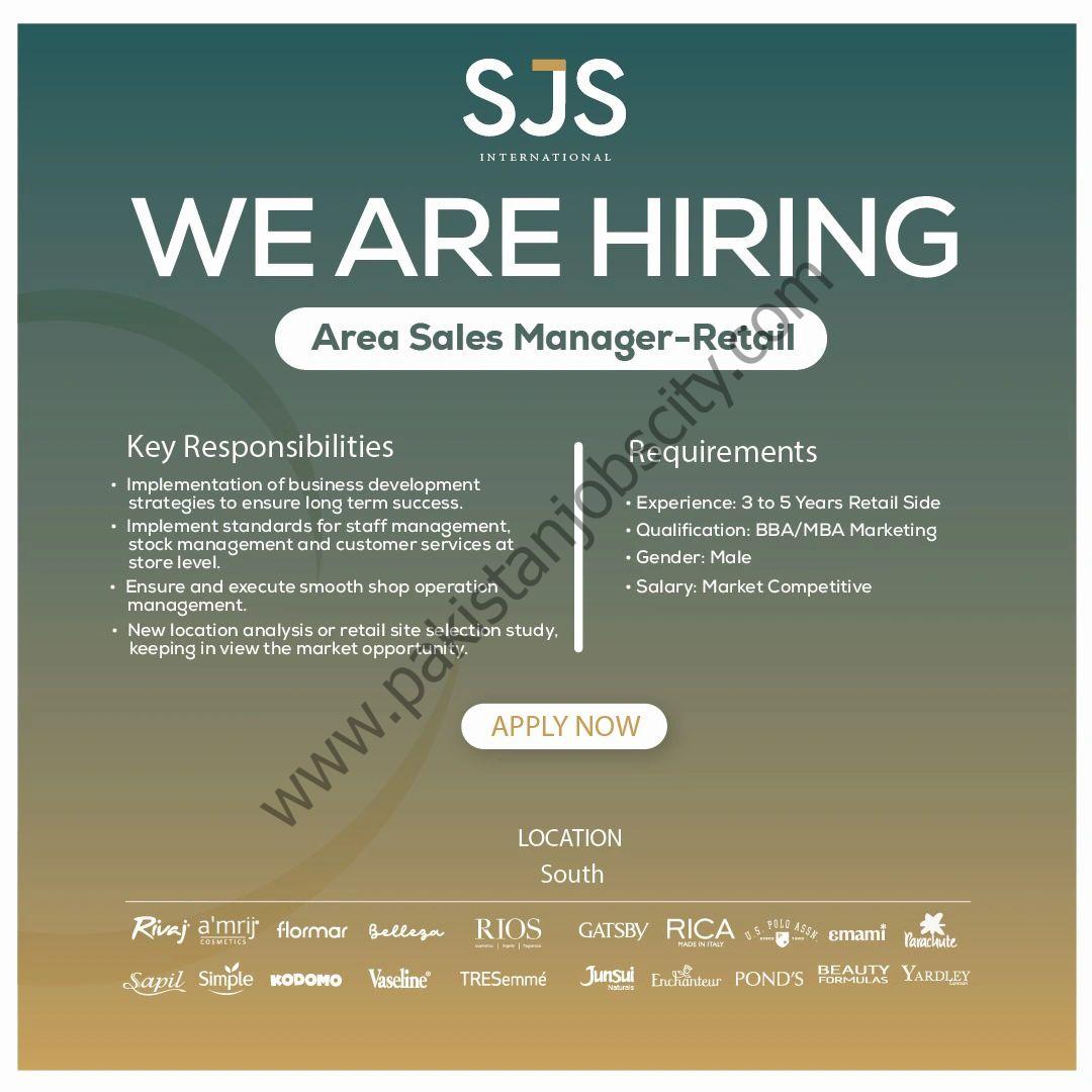 SJS International Jobs 12 Nov 2023