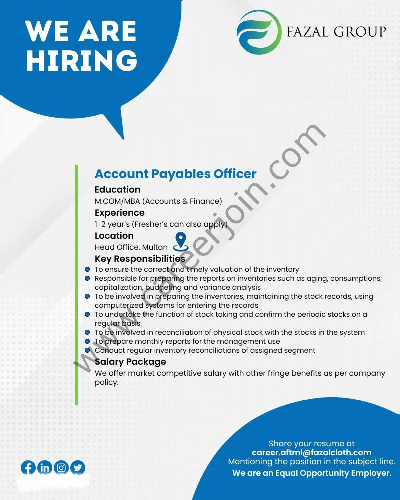 Fazal Group Jobs 18 Jan 2024 1