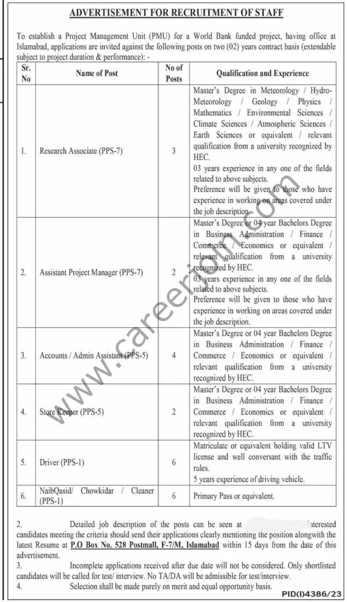 Project Management Unit PMU Jobs 21 January 2024 Dawn 692x1200 1